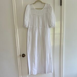 Natalie Martin Swiss Dot White Dress